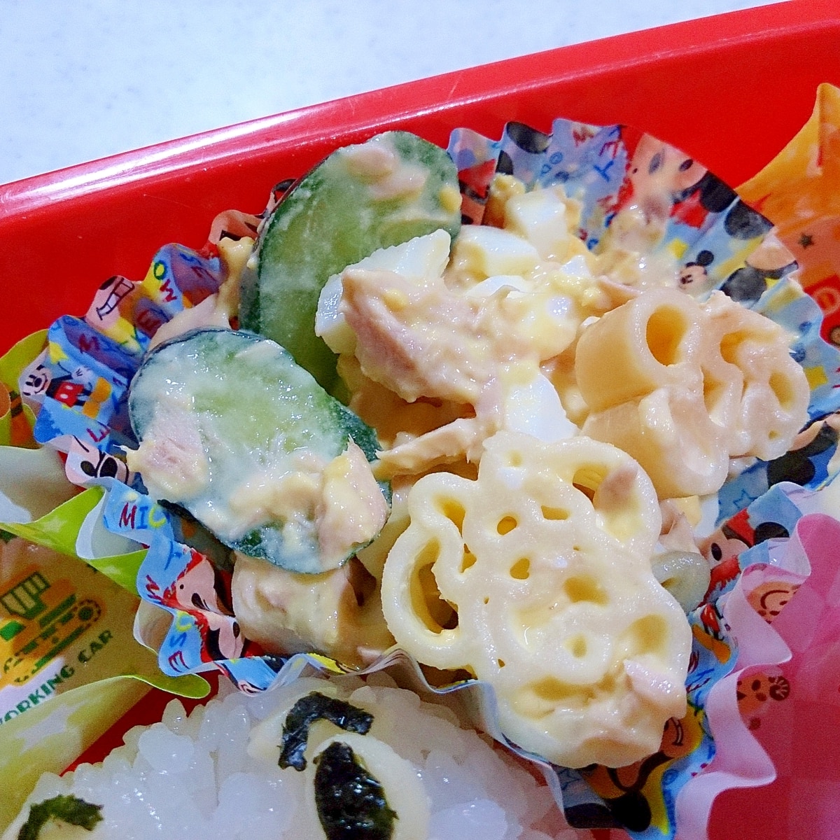 キャラ弁に 10分で作れる ツナたまマカロニサラダ レシピ 作り方 By ラムちゃん1224 楽天レシピ キャラ弁に 10分で作れる ツナたまマカロニサラダ レシピ 作り方 By ラムちゃん1224 楽天レシピ